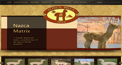 Desktop Screenshot of alpacabellafina.com